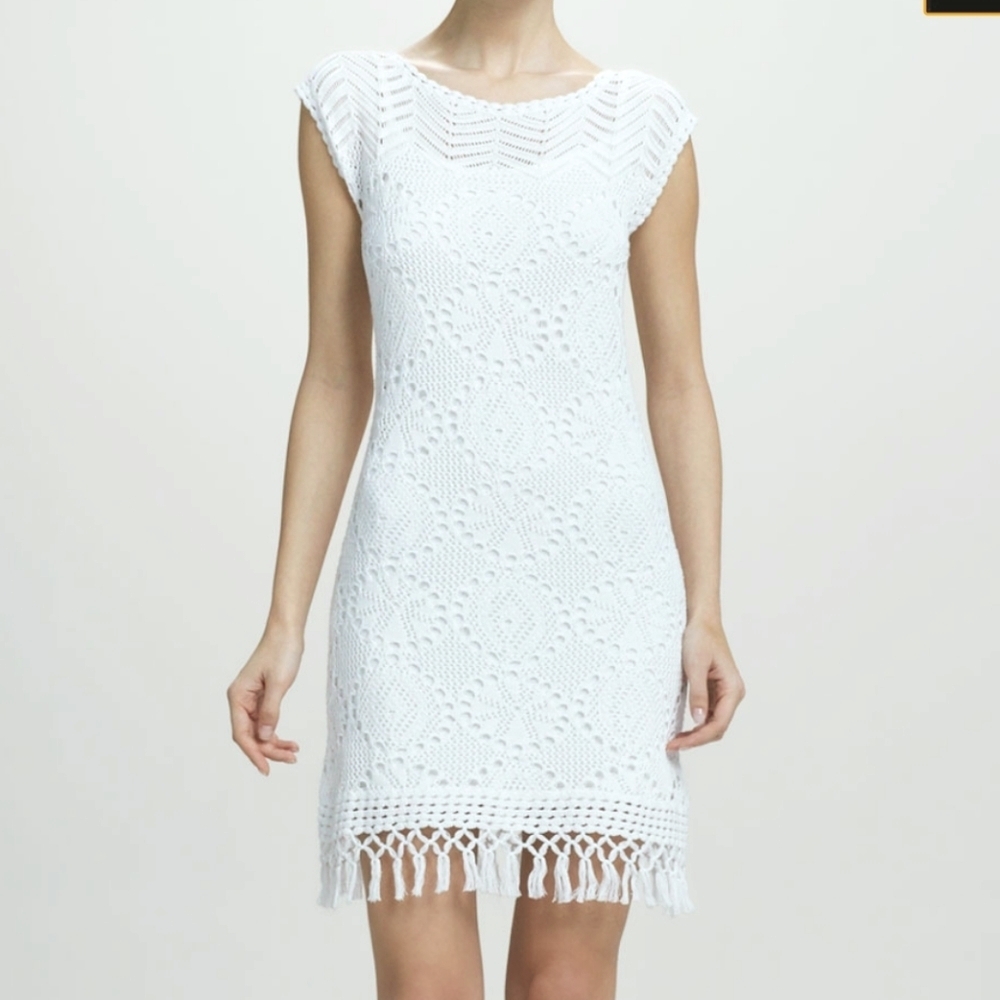 Lilly Pulitzer sweater dress, white, XS, N…